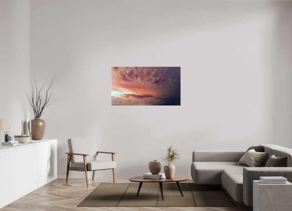 july horizon dramatic sunset coastal wall art photography