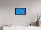 Brilliant Red Bold Contemporary Abstract Wall Art