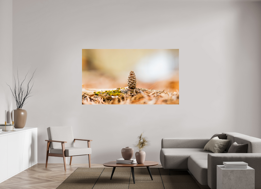 Macro Cone Modern Abstract Textured Wall Art