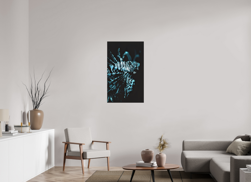 silent sovereign lionfish underwater fine art photography