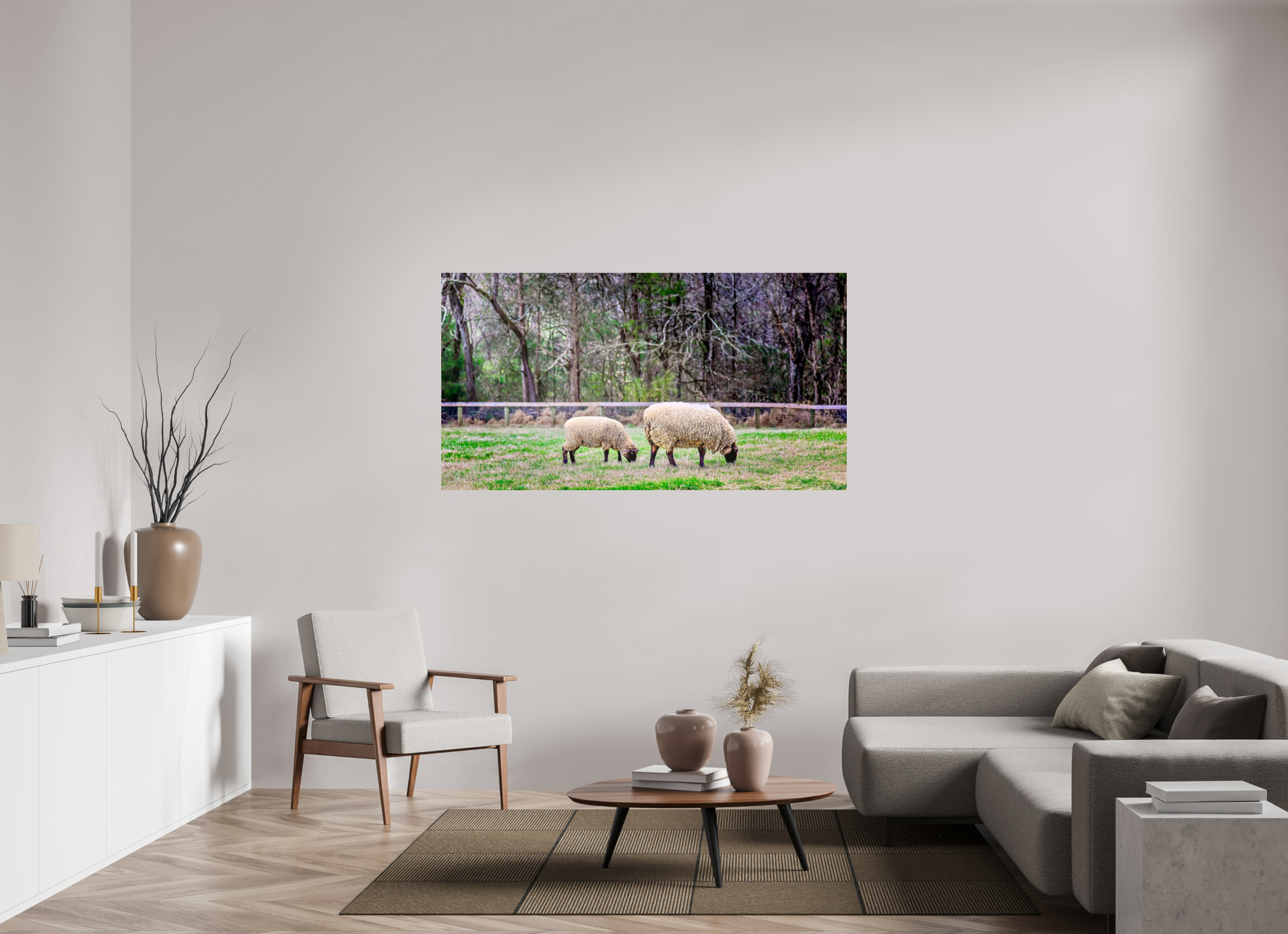 65.3 x 35″, Photo Print On Fuji Crystal DP II Tranquil Pastures
