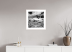 19 x 19.5″, Changeable Magnetic Frame Powers of Contrast black and white fine art print