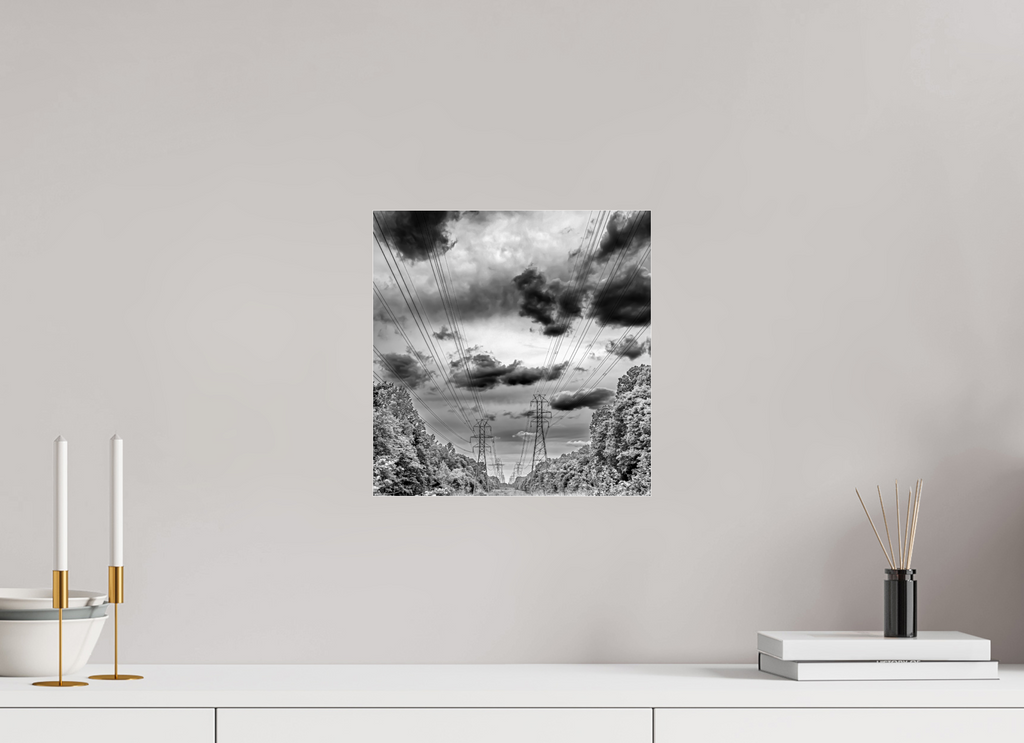 12 x 12.3″, Photo Print Under Acrylic Glass Powers of Contrast black and white fine art print