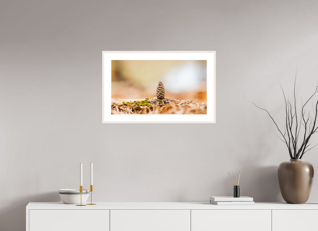 Macro Cone Modern Abstract Textured Wall Art