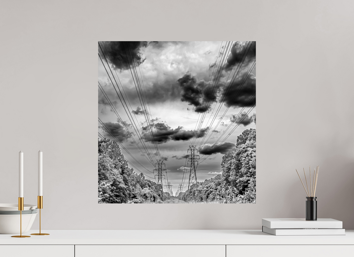 20 x 20.6″, Photo Print On Fuji Crystal DP II Powers of Contrast black and white fine art print