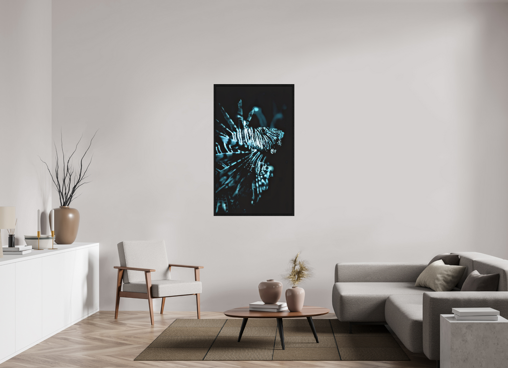 silent sovereign lionfish underwater fine art photography
