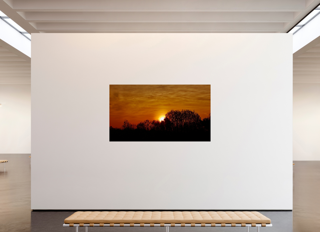 sunset silhouette dramatic coastal wall art photography