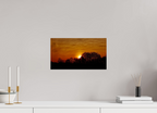 sunset silhouette dramatic coastal wall art photography
