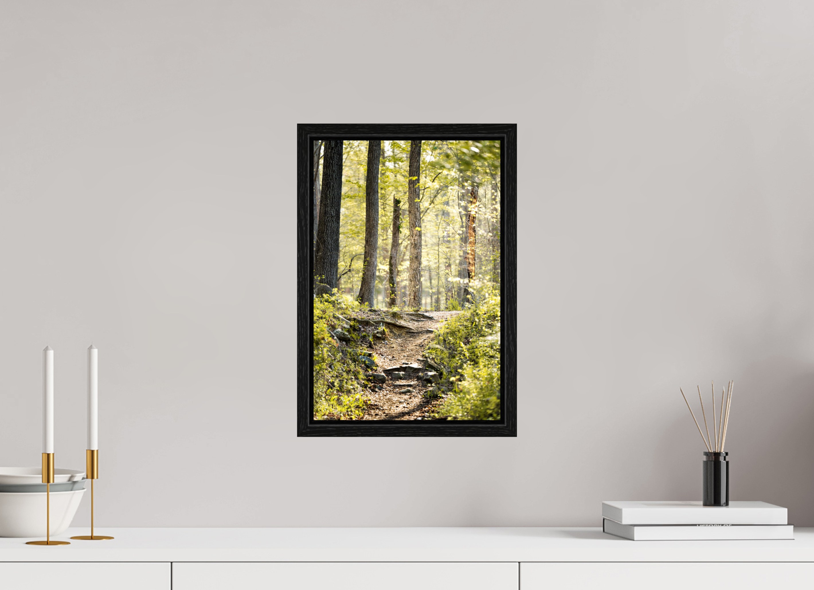 10 x 15″, Floater Frame Morning Light