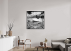 39 x 40.1″, Floater Frame Powers of Contrast black and white fine art print
