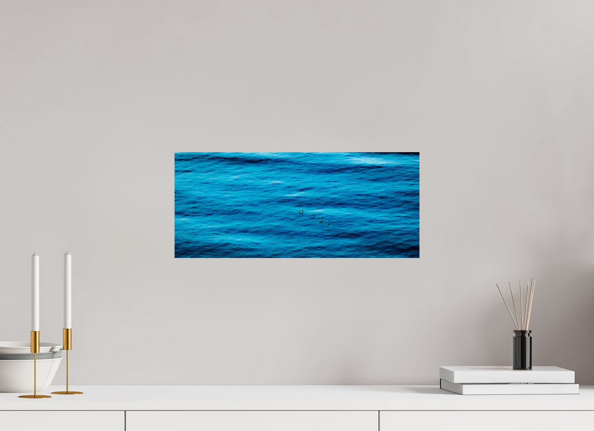 18.5 x 8″, Photo Print On Fuji Crystal DP II Ocean Whispers minimalist ocean photography print