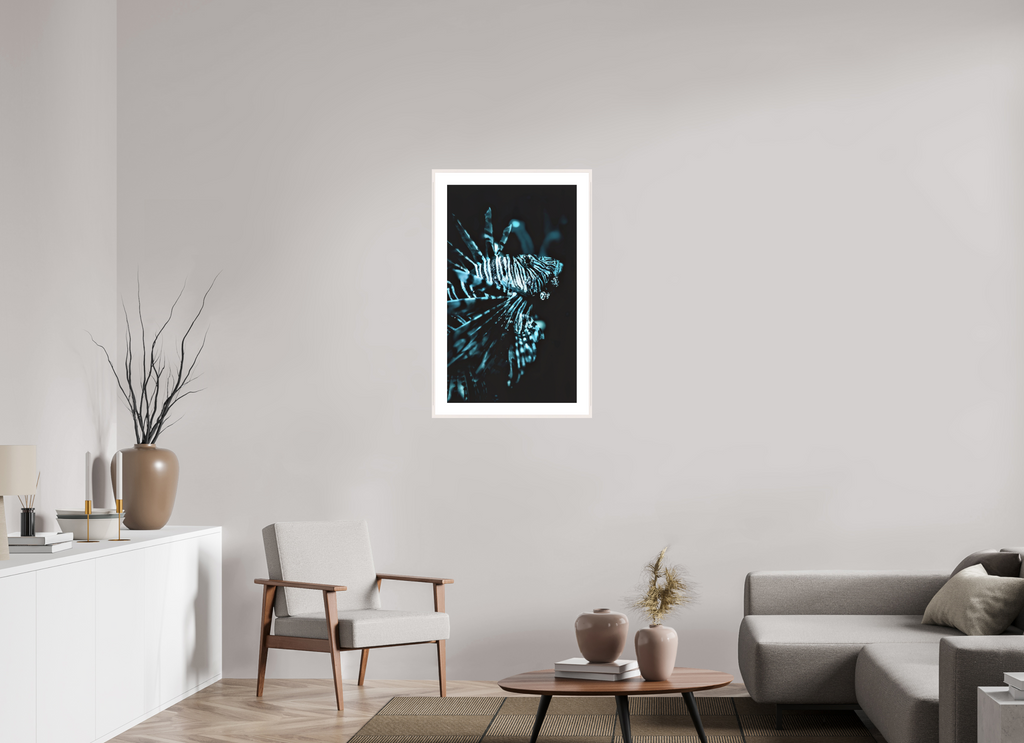 silent sovereign lionfish underwater fine art photography