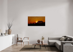 sunset silhouette dramatic coastal wall art photography
