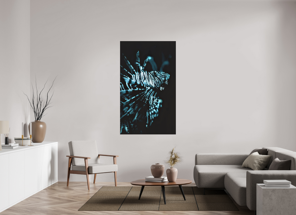 silent sovereign lionfish underwater fine art photography