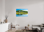 43.3 x 28″, Photo Print Under Acrylic Glass Serene Marsh Landscape Fine Art Photography Print