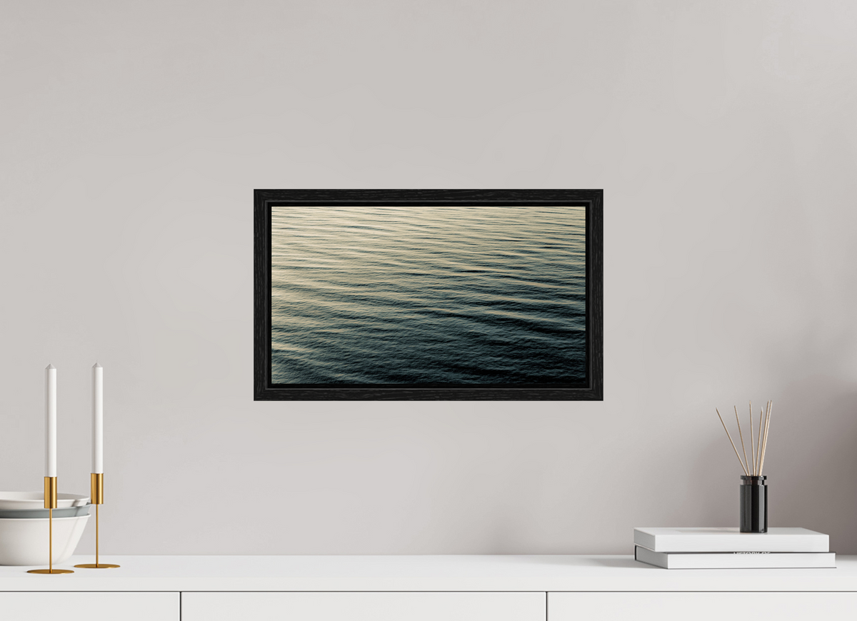 16 x 9″, Floater Frame Nordic Tide fine art print ocean waves