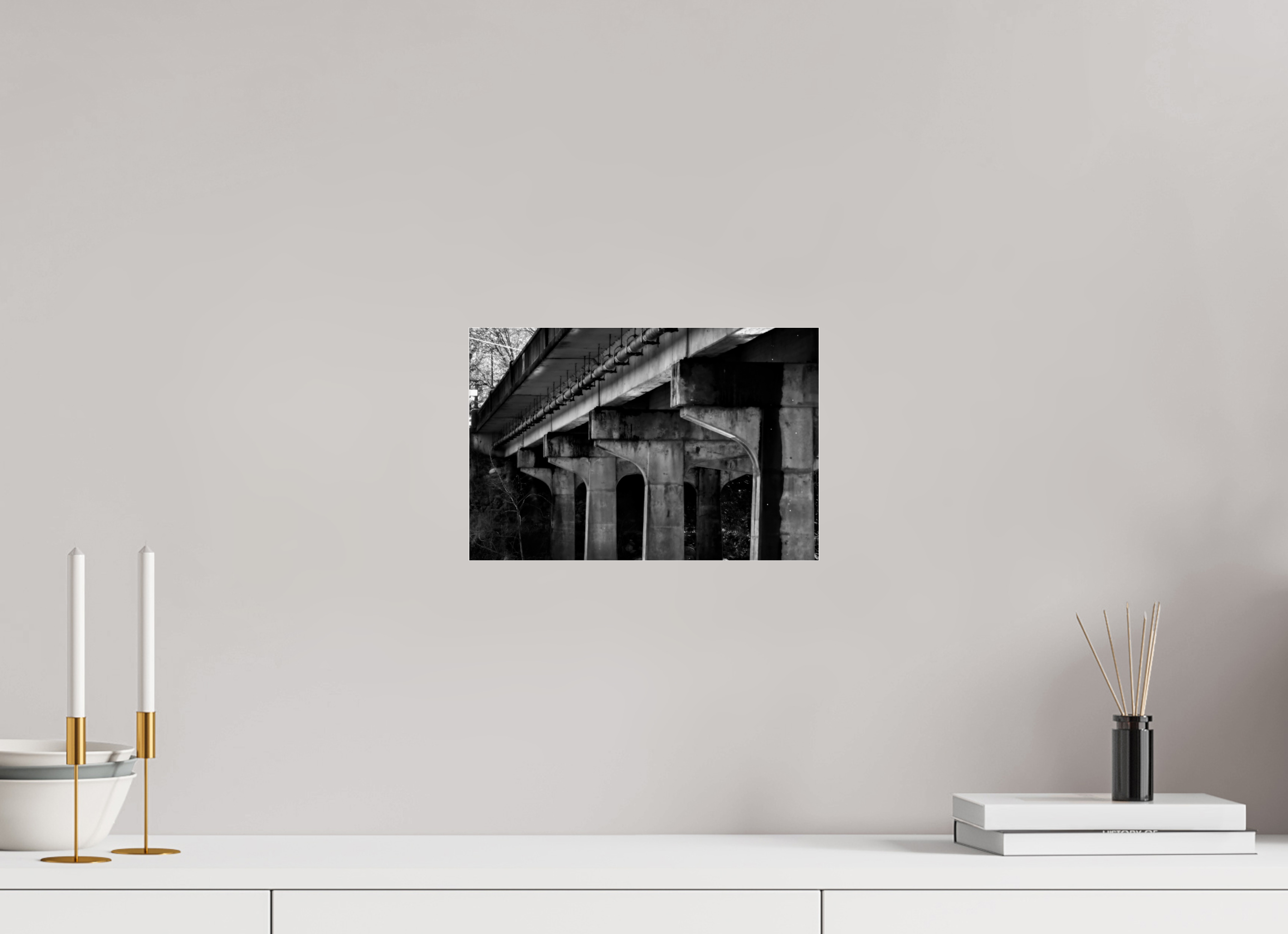 12 x 8″, Photo Print Under Acrylic Glass Shadowed Structure