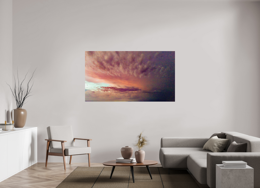 july horizon dramatic sunset coastal wall art photography