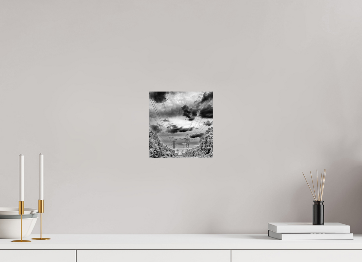 8 x 8.2″, Photo Print On Fuji Crystal DP II Powers of Contrast black and white fine art print