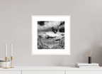 12 x 12.3″, Changeable Magnetic Frame Powers of Contrast black and white fine art print