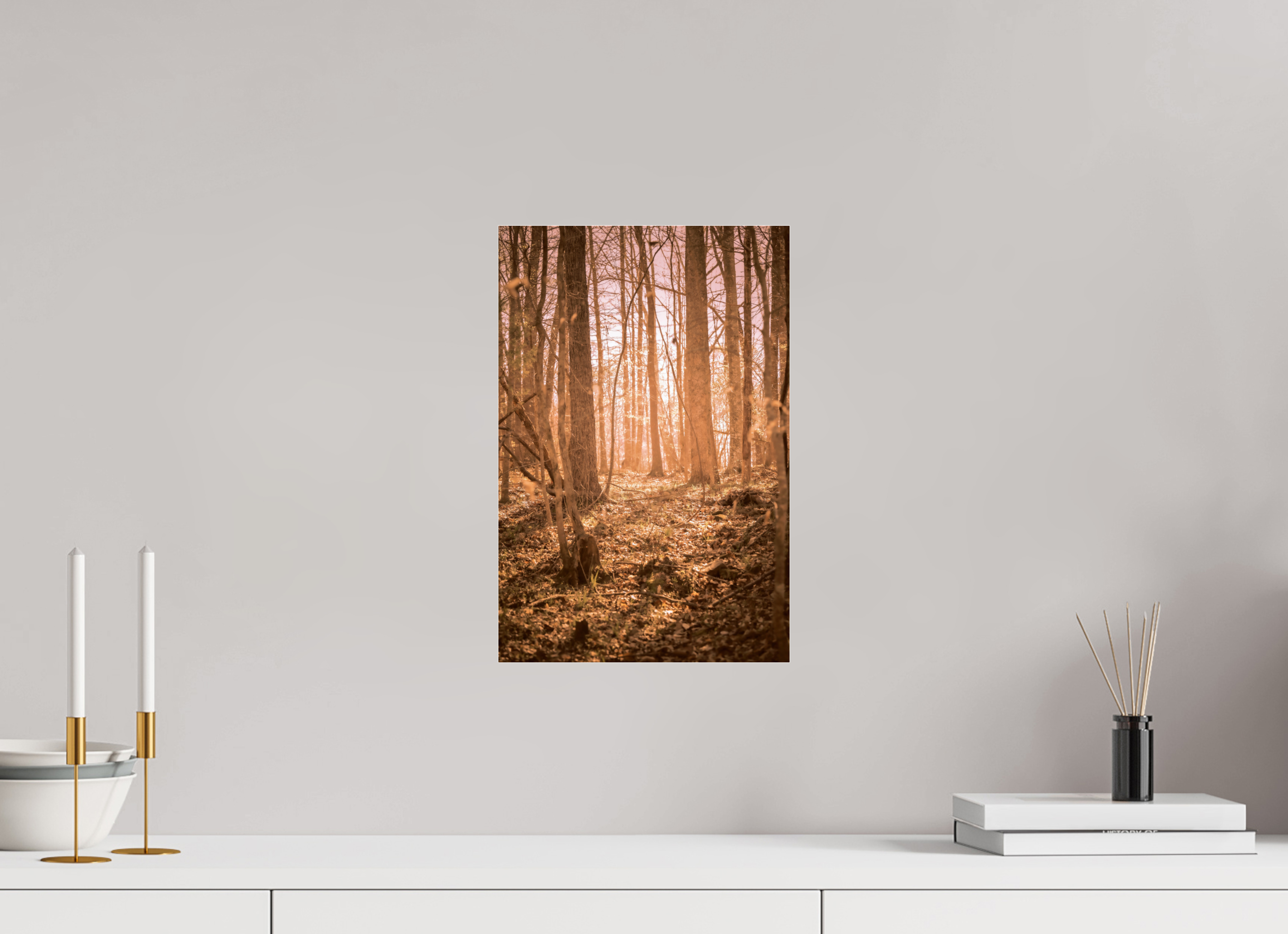 10 x 15″, Photo Print Under Acrylic Glass Golden Solitude