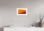 16 x 9″, Changeable Magnetic Frame Golden Inferno golden inferno fine art photograph
