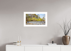 nature's cascade serene river landscape wall art photography
