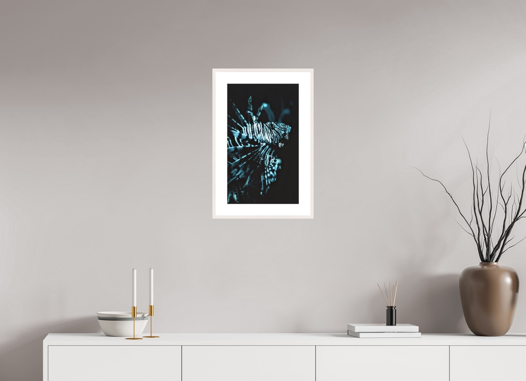 silent sovereign lionfish underwater fine art photography
