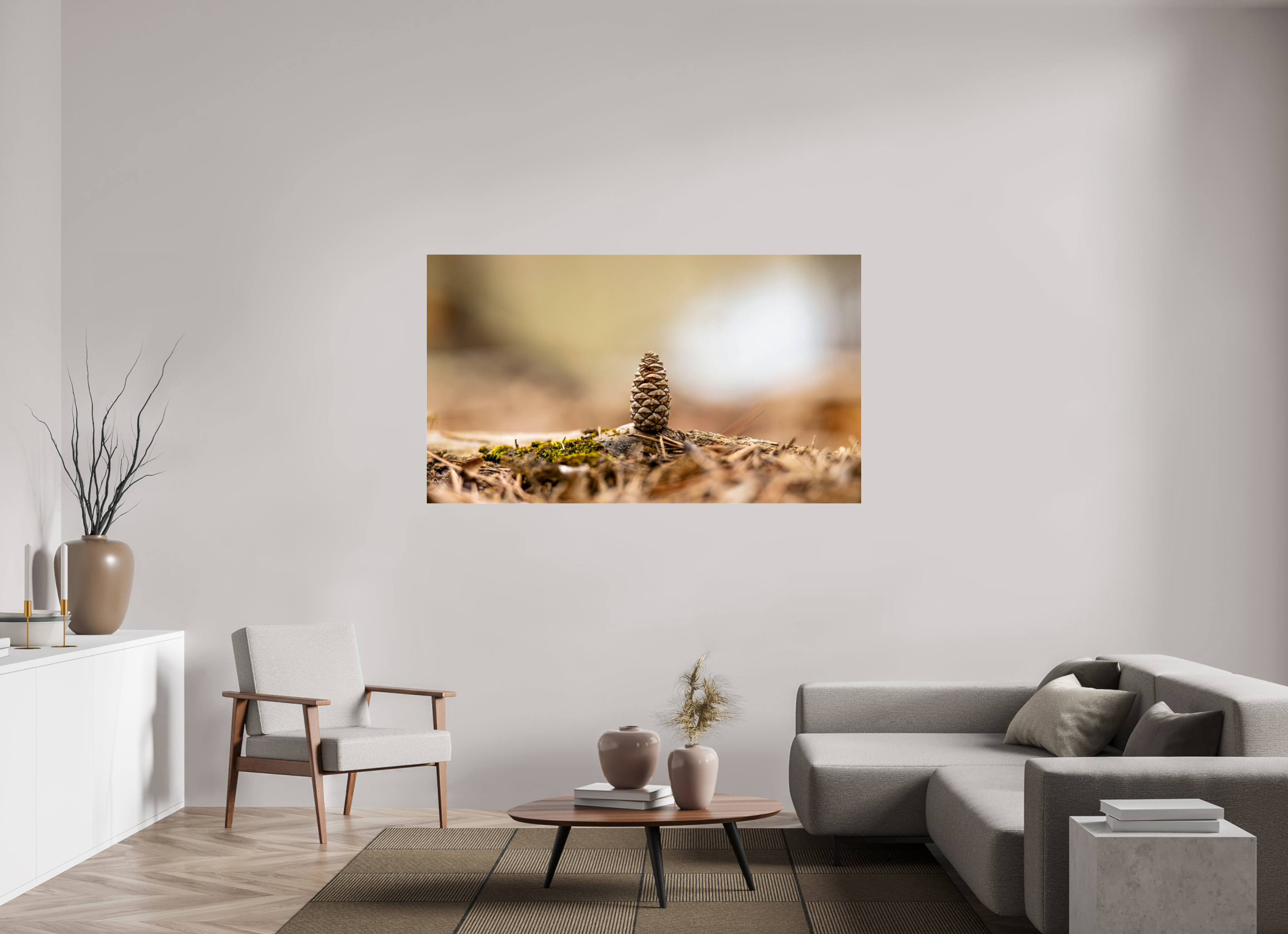 68 x 39″, Photo Print Under Acrylic Glass Macro Cone